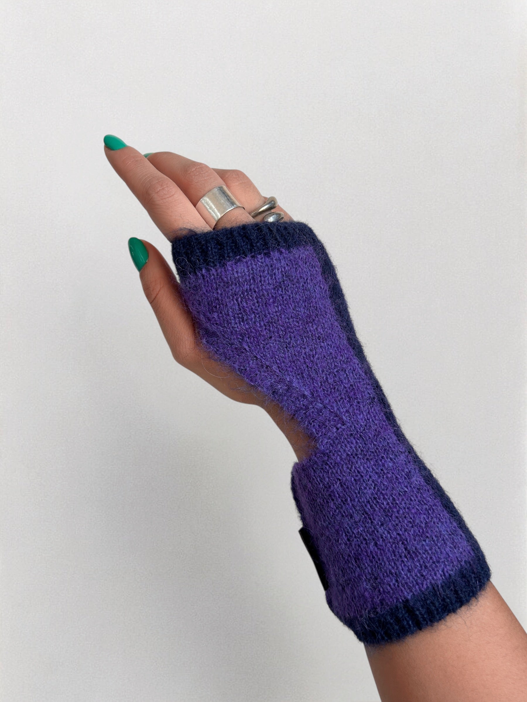 MITAINES GLOBOS MARINE/VIOLET