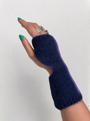 MITAINES GLOBOS MARINE/VIOLET