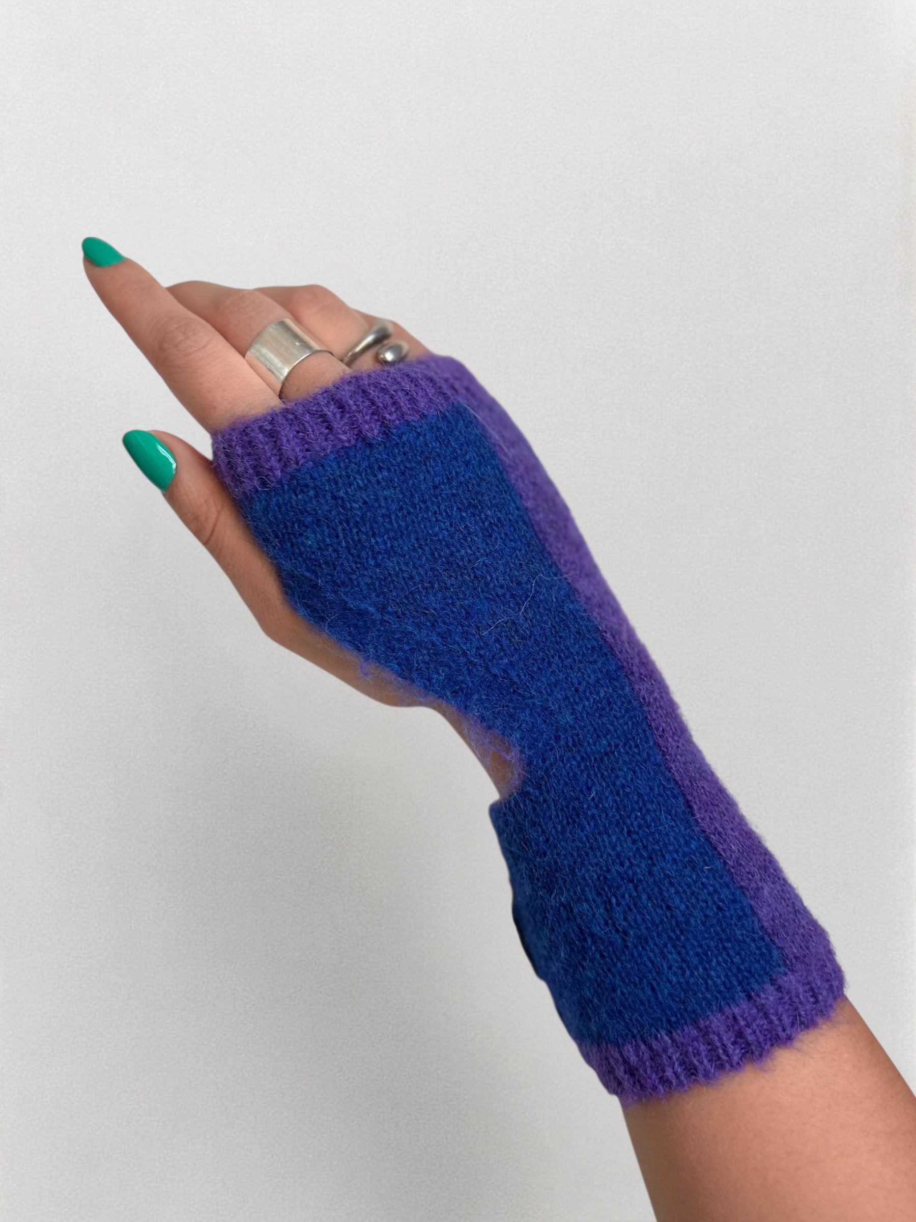 MITAINES GLOBO VIOLET/BLEU