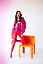 PULL NEO en laine mérinos et cachemire | ROSE BLANC
