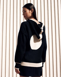 PULL COLANI NOIR/BLANC