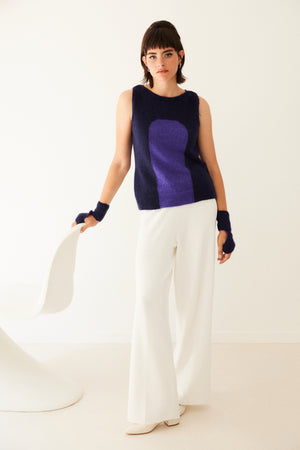 TOP KIM MARINE/VIOLET