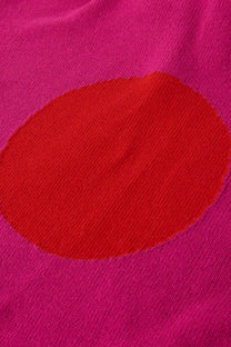 PULL COLANI ROSE/ROUGE