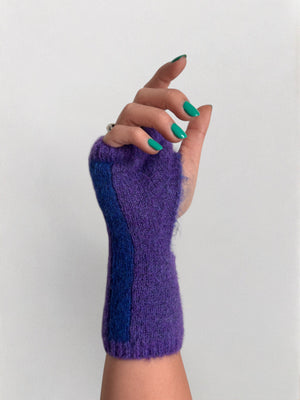 GLOBOS MITTENS PURPLE/BLUE