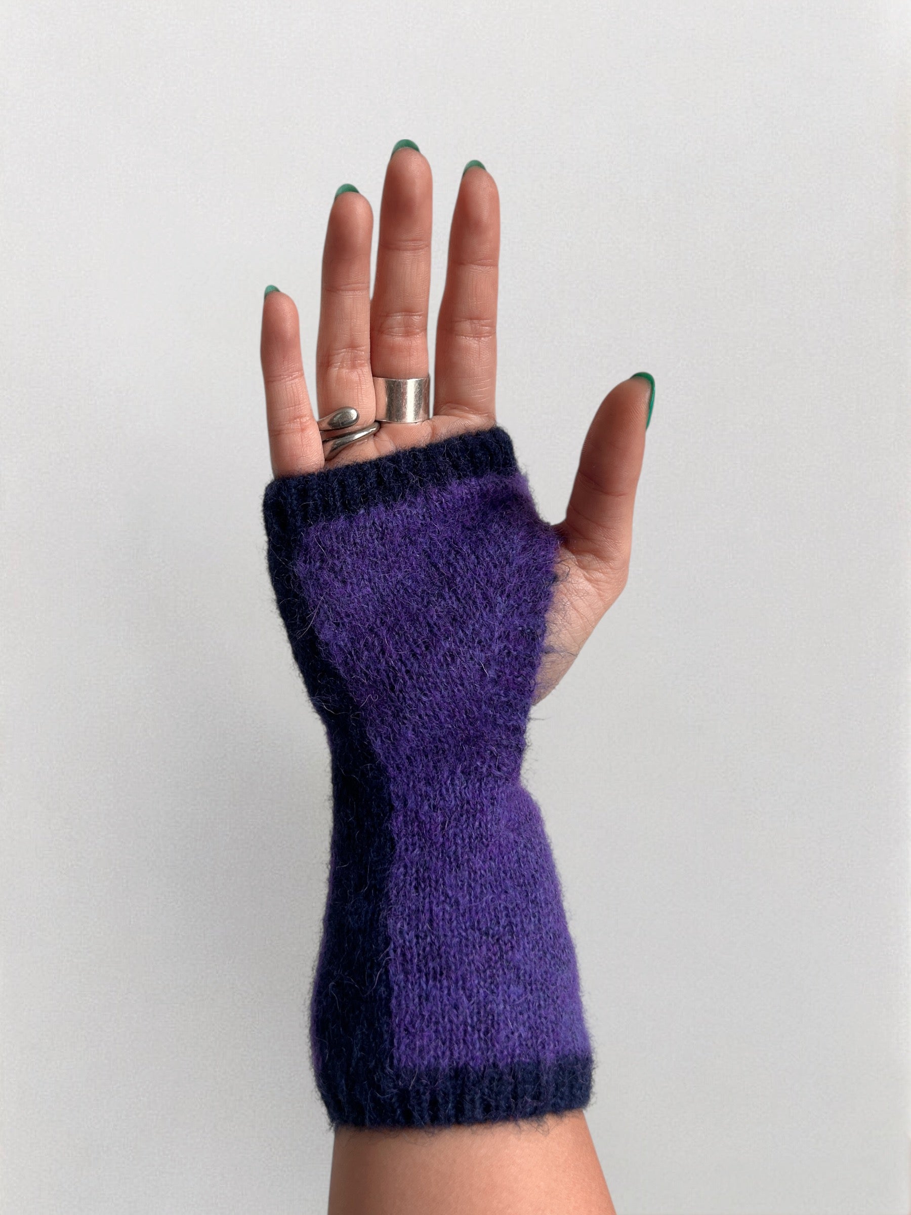 MITAINES GLOBOS MARINE/VIOLET