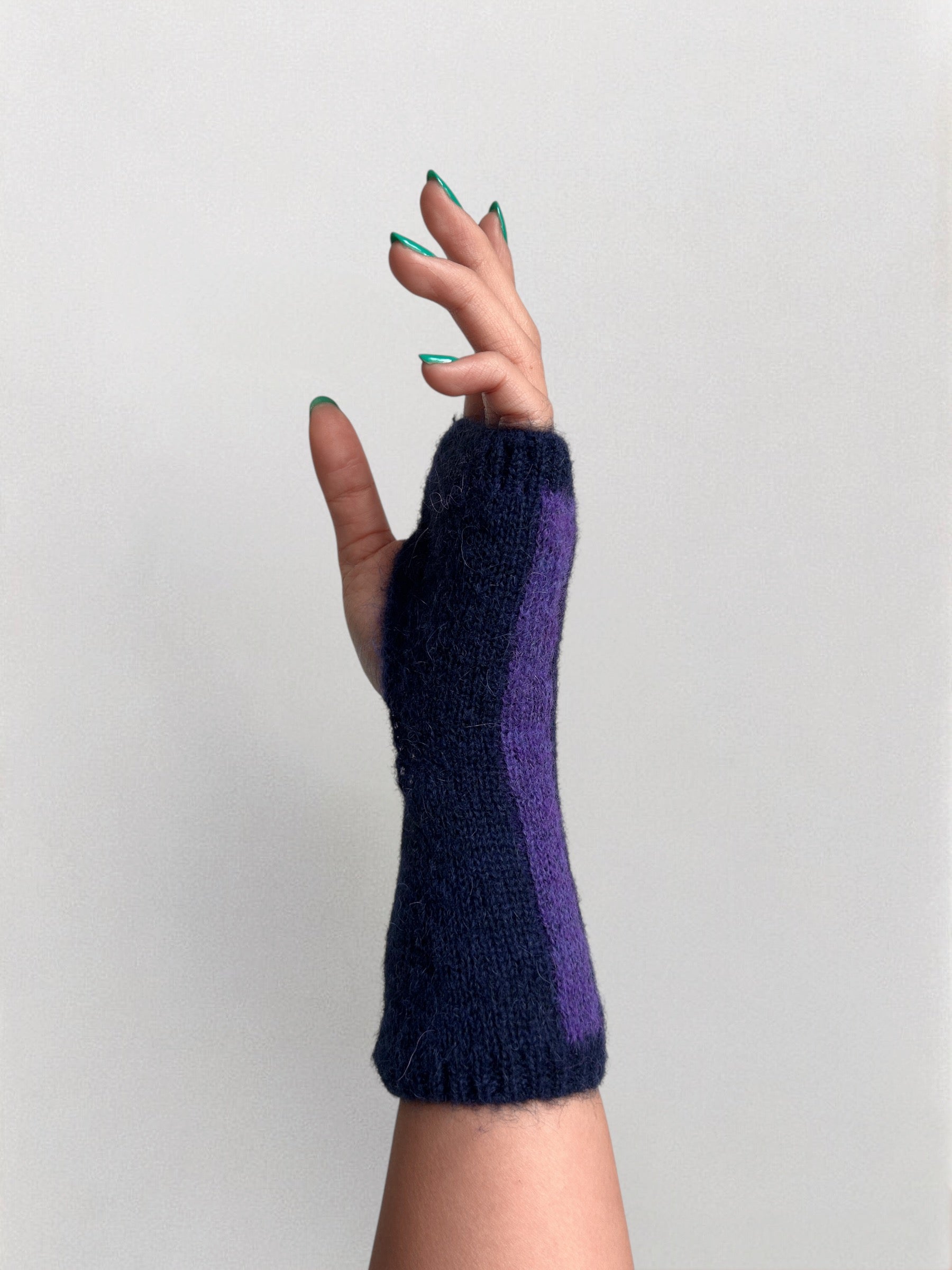 MITAINES GLOBOS MARINE/VIOLET