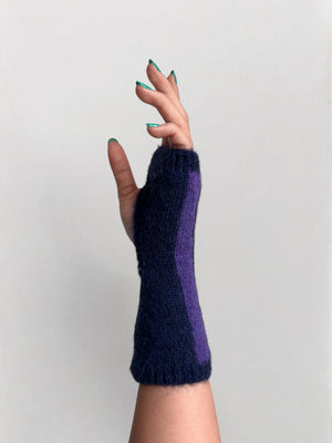 GLOBOS MITTENS NAVY/PURPLE