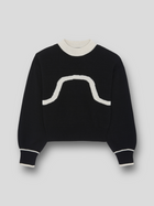 PULL NEO en laine mérinos et cachemire | NOIR BLANC