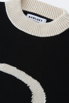PULL NEO en laine mérinos et cachemire | NOIR BLANC