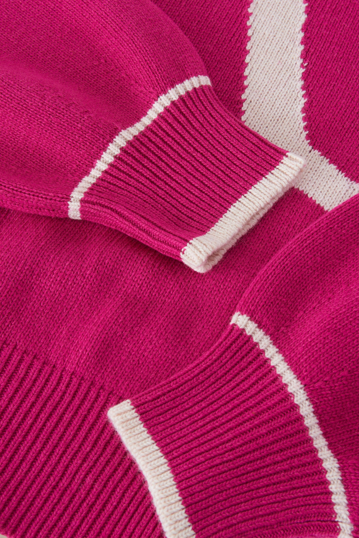 PULL NEO en laine mérinos et cachemire | ROSE BLANC