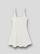 ROBE VERNER Mini avec ondulations groovy | CREME