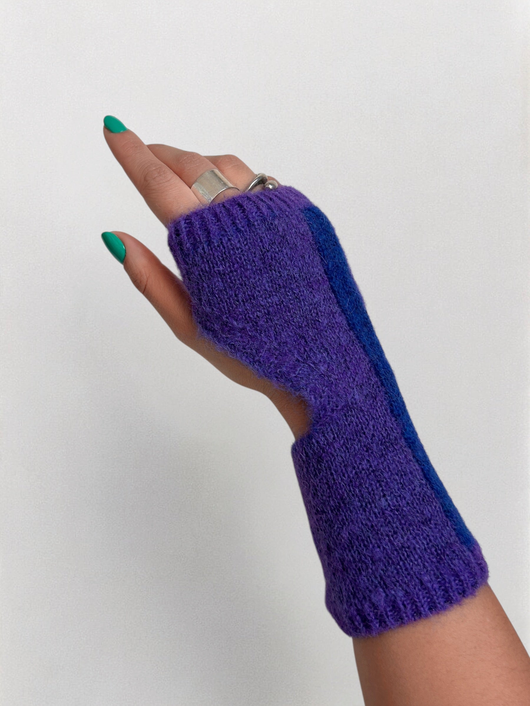 MITAINES GLOBO VIOLET/BLEU