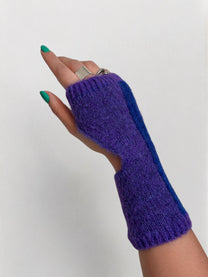 MITAINES GLOBO VIOLET/BLEU