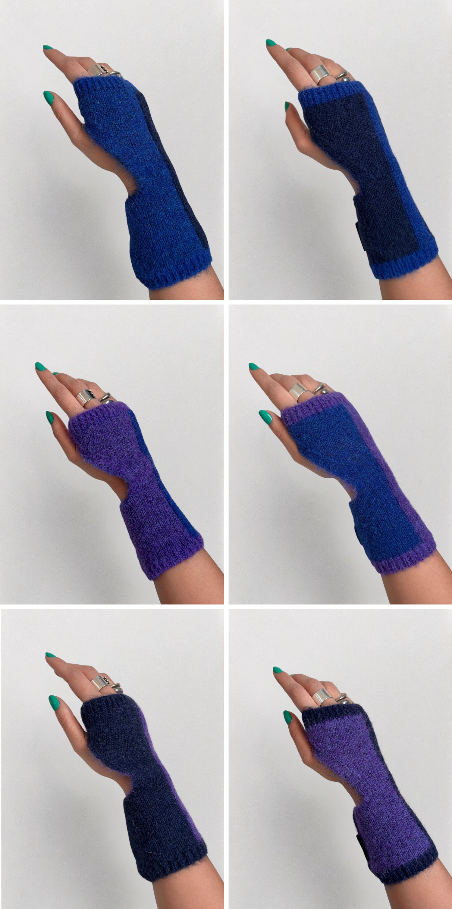 MITAINES GLOBO VIOLET/BLEU